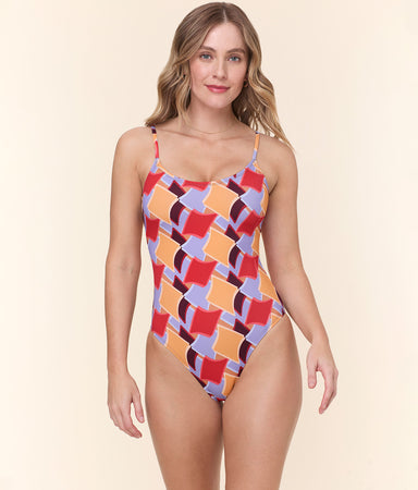 Amalfi One Piece Eco Nylon Mod Geo Classic