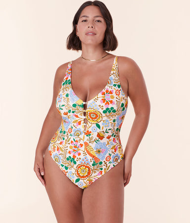 Milos One Piece Eco Nylon Bird Floral Classic
