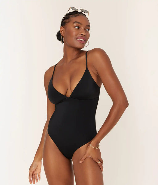 FREY ALL IN ONE PIECE ブラック　フレイ The Lanikai One Piece - Eco Nylon - Black - Long Torso – Andie Co.