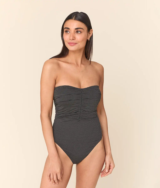 The Pana One Piece - Polka Dot - Black Dot - Classic – Andie Co.