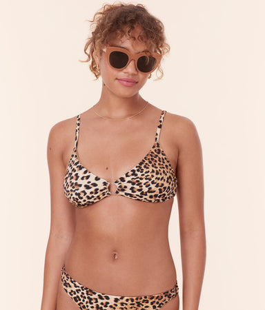 Bonita Bikini Top Eco Nylon Leopard