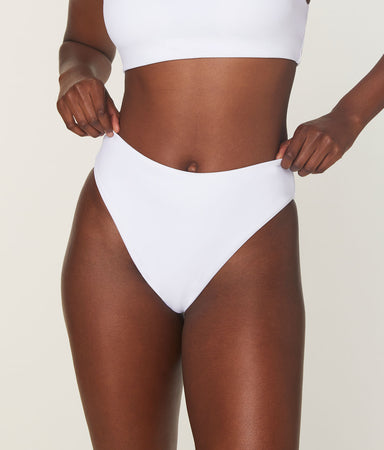 90s High Waist Bikini Bottom Eco Nylon