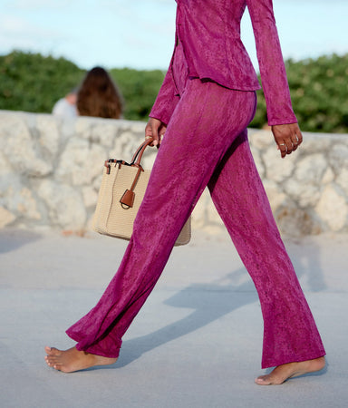 Suva Pant Floral Lace Aurora